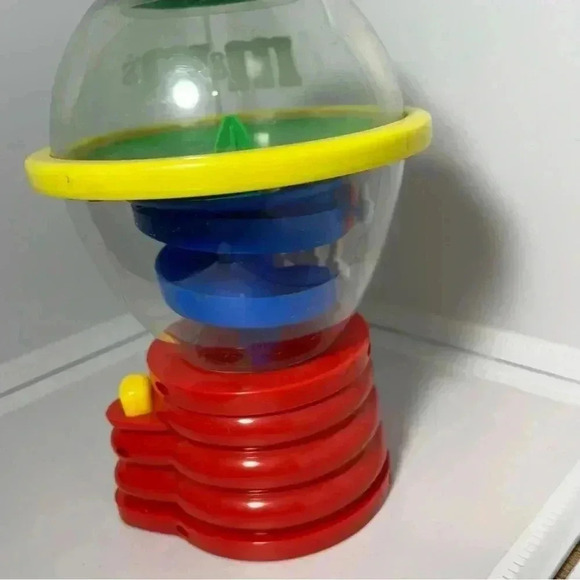 1991 Vintage M&M's Candy Dispenser Gumball Machine Style 9" - Picture 4 of 8